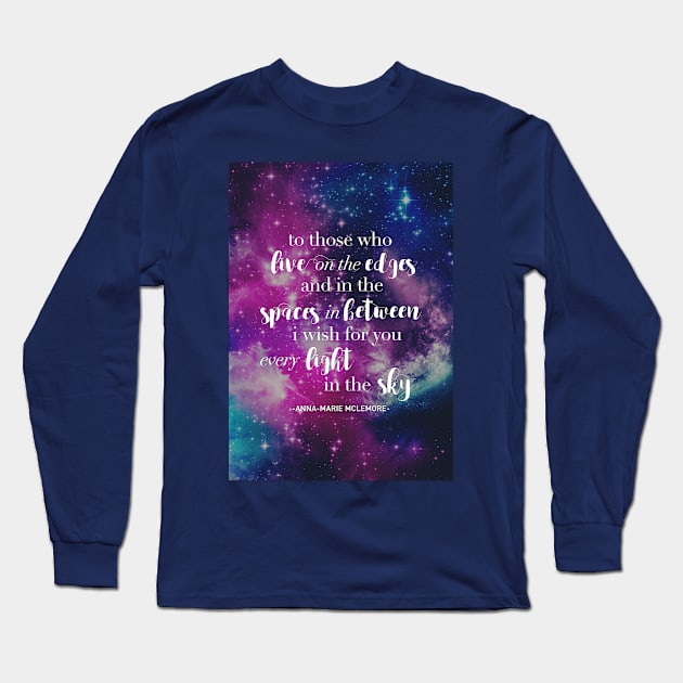 I wish for you every light in the sky v2 Long Sleeve T-Shirt by yalitreads